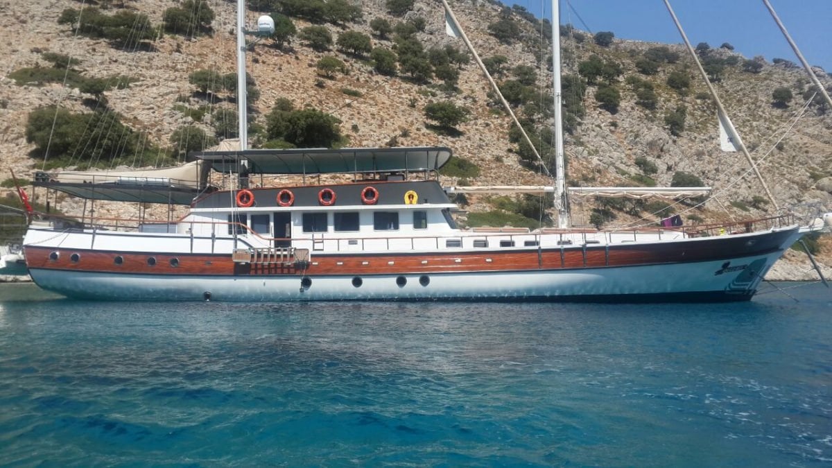 Motor Sailing Yacht 'OGUZBEY', 22 PAX, 104.00 Ft, 32.00 Meters, Built 2015, Custom built - Bodrum, Refit Year 2018