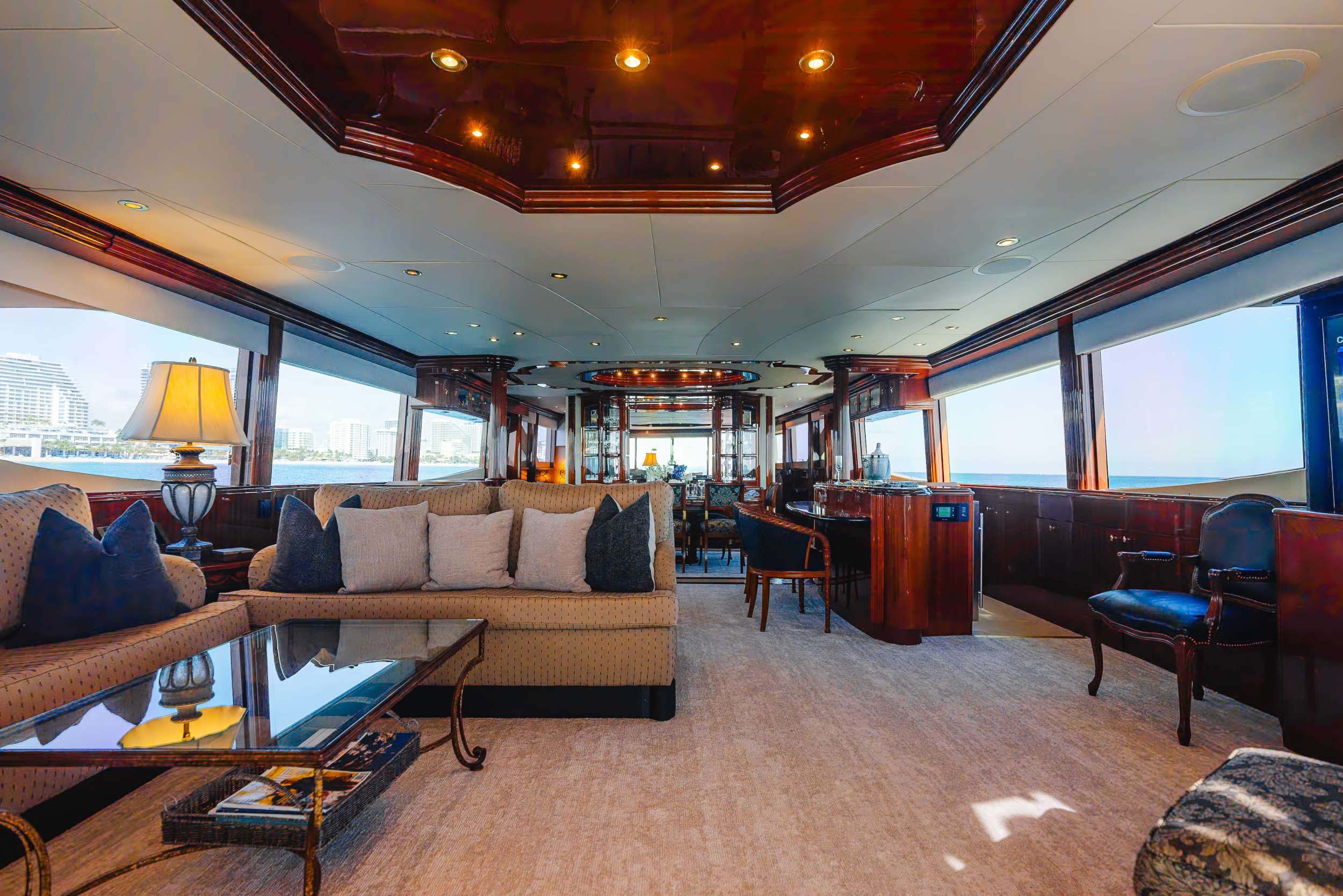 Motor Yacht 'CEDAR ISLAND', 8 PAX, 4 Crew, 106.00 Ft, 32.00 Meters, Built 2003, Lazzara, Refit Year 2016 softgoods upgrades 
