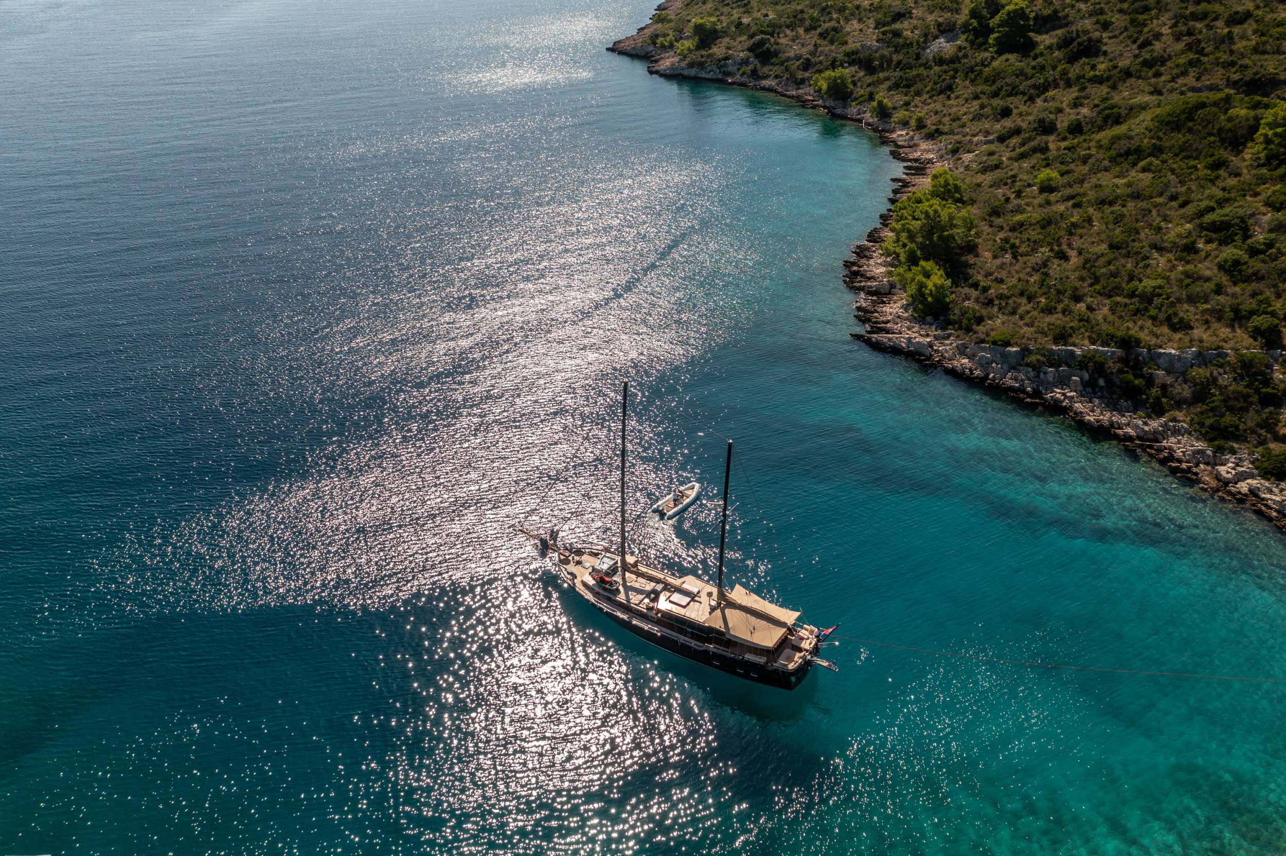 Motor Sailing Yacht 'PACHA', 9 PAX, 4 Crew, 91.00 Ft, 28.00 Meters, Built 2000, TUZLA SHIPYARD, Refit Year 2022