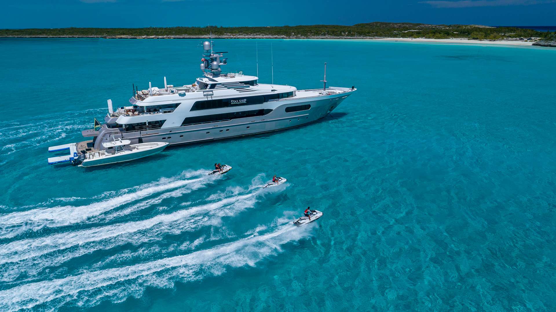 Motor Yacht 'STARSHIP 185'', 12 PAX, 11 Crew, 185.00 Ft, 56.00 Meters, Built 2001, Delta Marine, Refit Year 2021