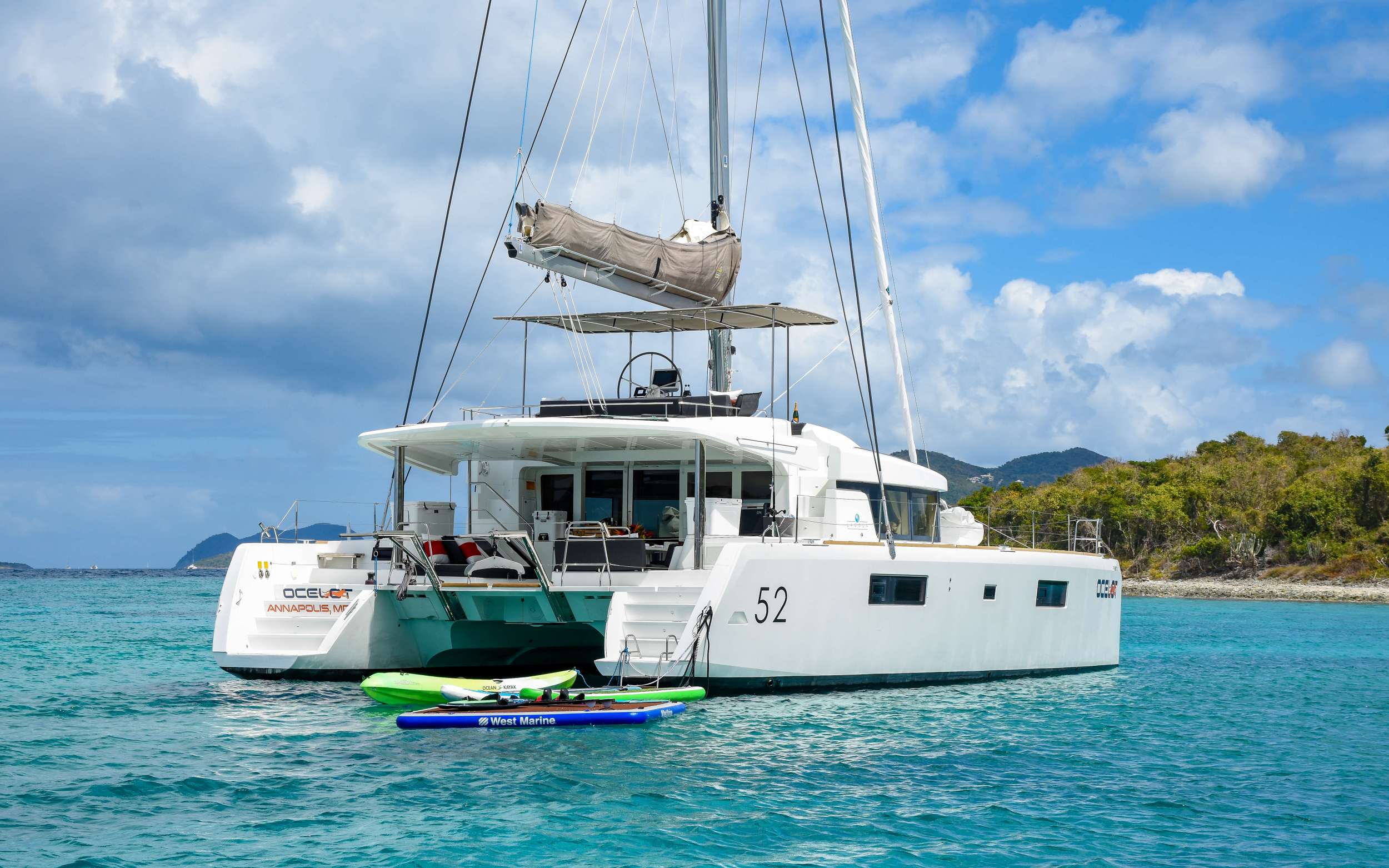 Catamaran Yacht 'OCELOT', 8 PAX, 2 Crew, 52.00 Ft, 15.00 Meters, Built 2016, Lagoon, Refit Year 2019