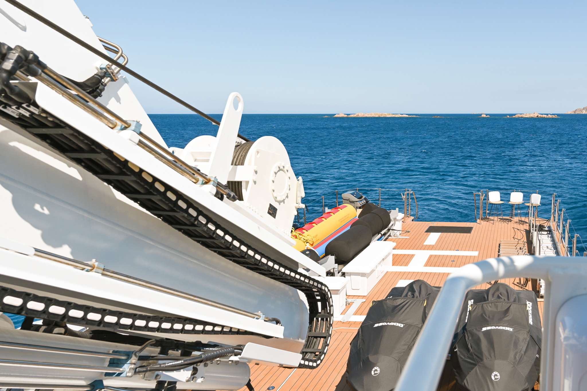 Motor Yacht 'BAD COMPANY SUPPORT' Crane, 6 PAX, 7 Crew, 150.00 Ft, 45.00 Meters, Built 2019, DAMEN YACHTING