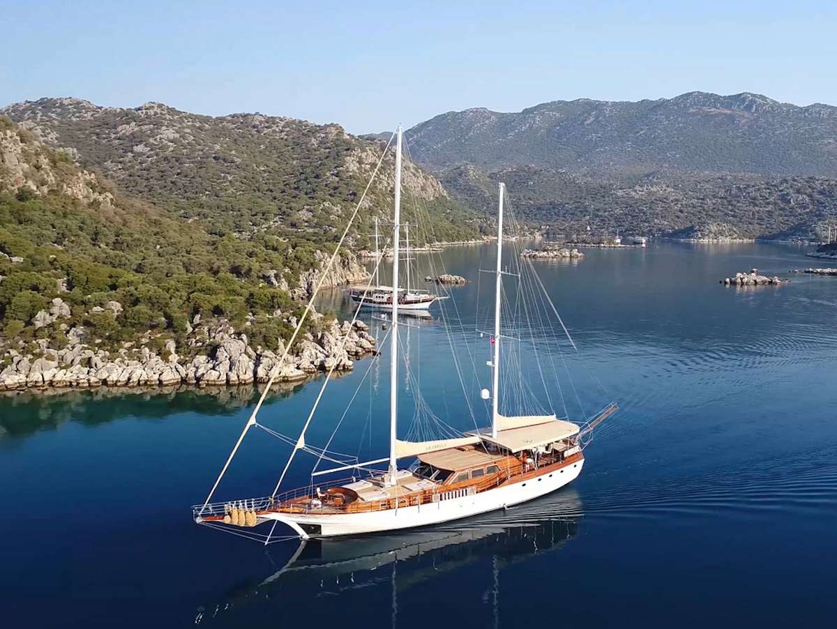 Motor Sailing Yacht 'ARABELLA', 8 PAX, 4 Crew, 104.00 Ft, 32.00 Meters, Built 2007, Custom Gulet-Motor Sailor, Refit Year 2019