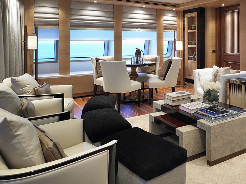 Motor Yacht 'KATHLEEN ANNE' Main Salon, 10 PAX, 7 Crew, 127.00 Ft, 39.00 Meters, Built 2009, Feadship