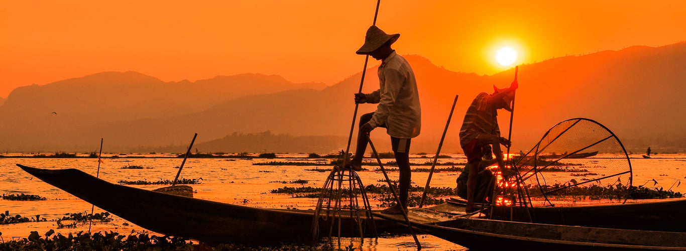 fisherman in Myanmar