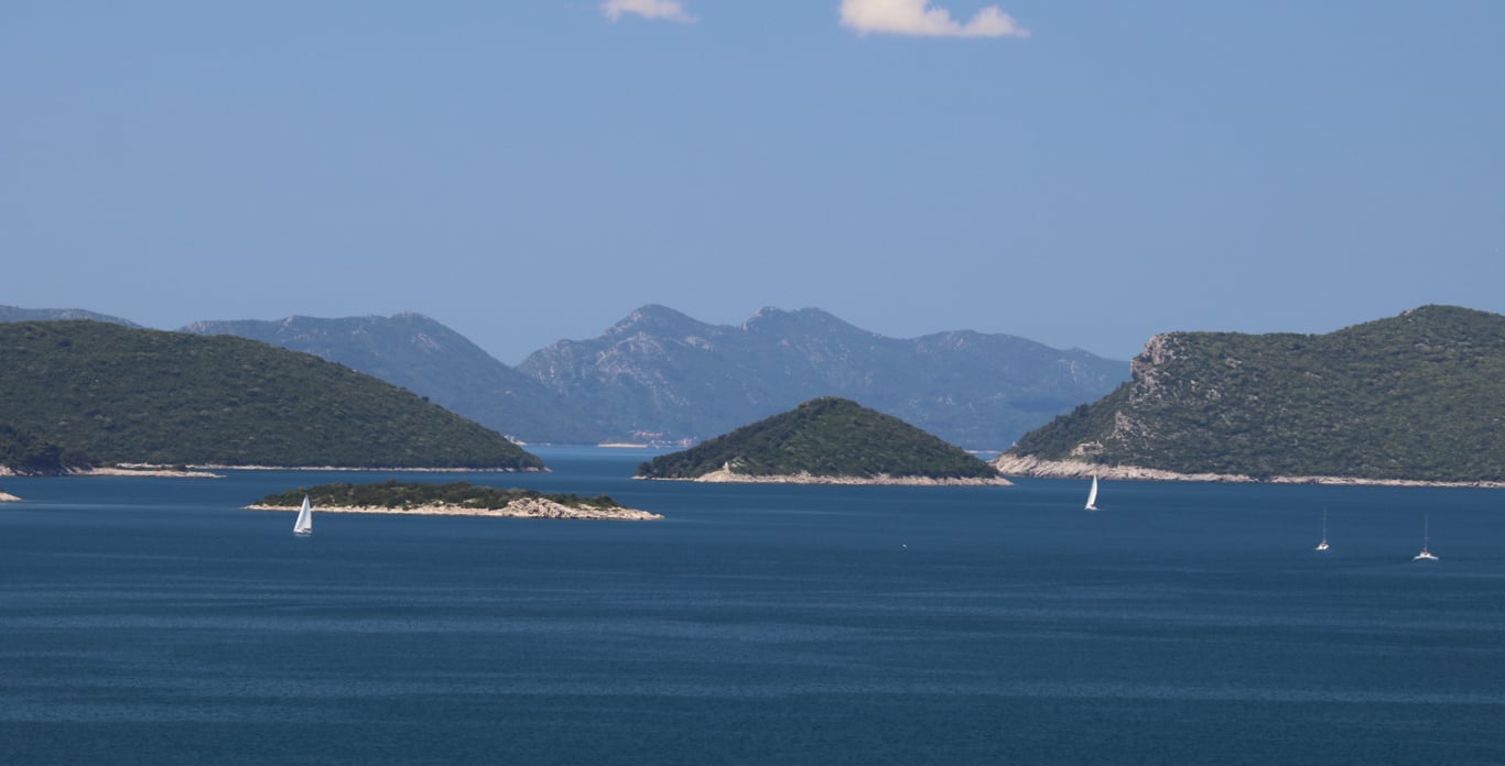 islands off the coast of Croatia