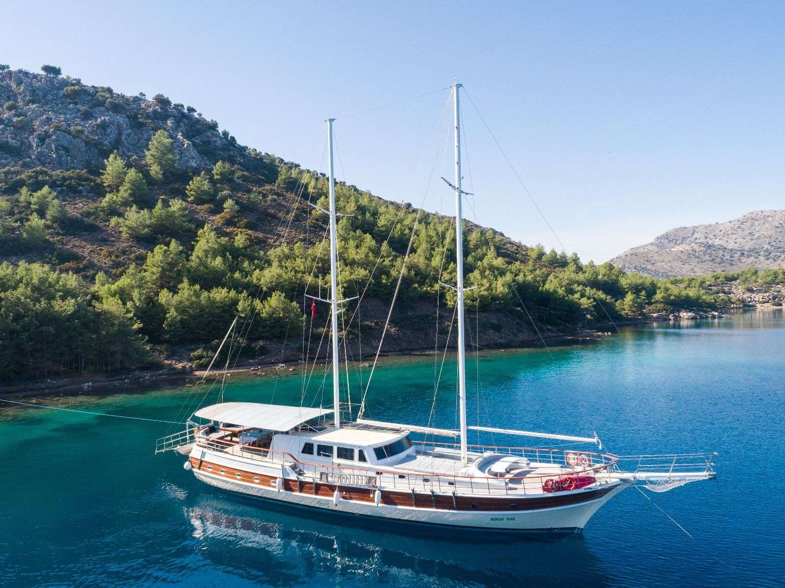 Motor Sailing Yacht 'KORAY EGE', 12 PAX, 95.00 Ft, 29.00 Meters, Built 2018, Bozburun, Refit Year NEW IN TURKEY !