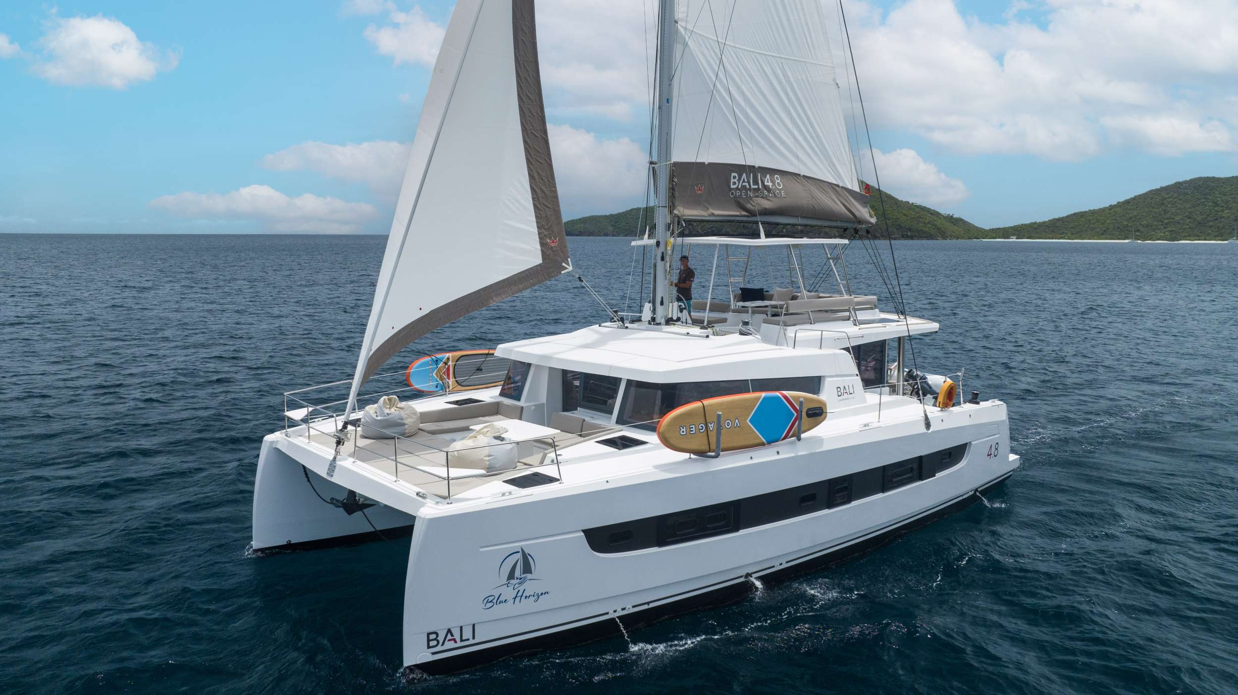 Catamaran Yacht 'BLUE HORIZON', 6 PAX, 2 Crew, 49.00 Ft, 14.00 Meters, Built 2022, Bali Catamarans