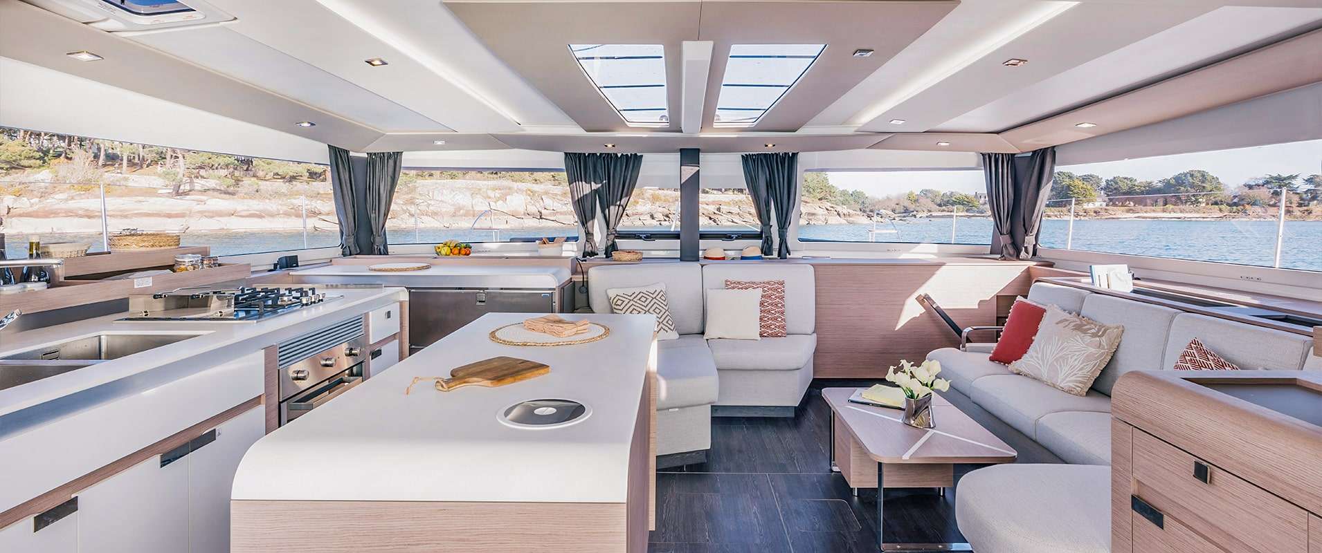 Catamaran Yacht 'NEW AURA 51', 10 PAX, 51.00 Ft, 15.00 Meters, Built 2024, Fountaine Pajot