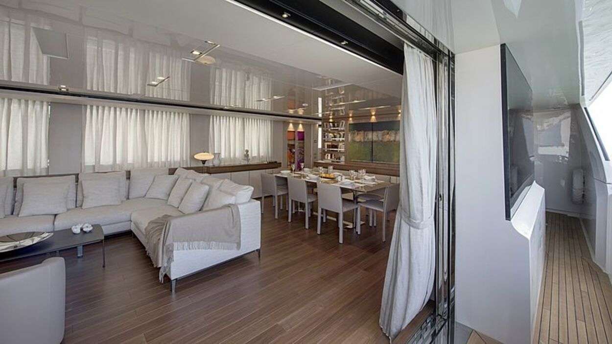 Motor Sailing Yacht 'OCTAVE' Saloon, 10 PAX, 6 Crew, 119.00 Ft, 36.00 Meters, Built 2018, San Lorenzo