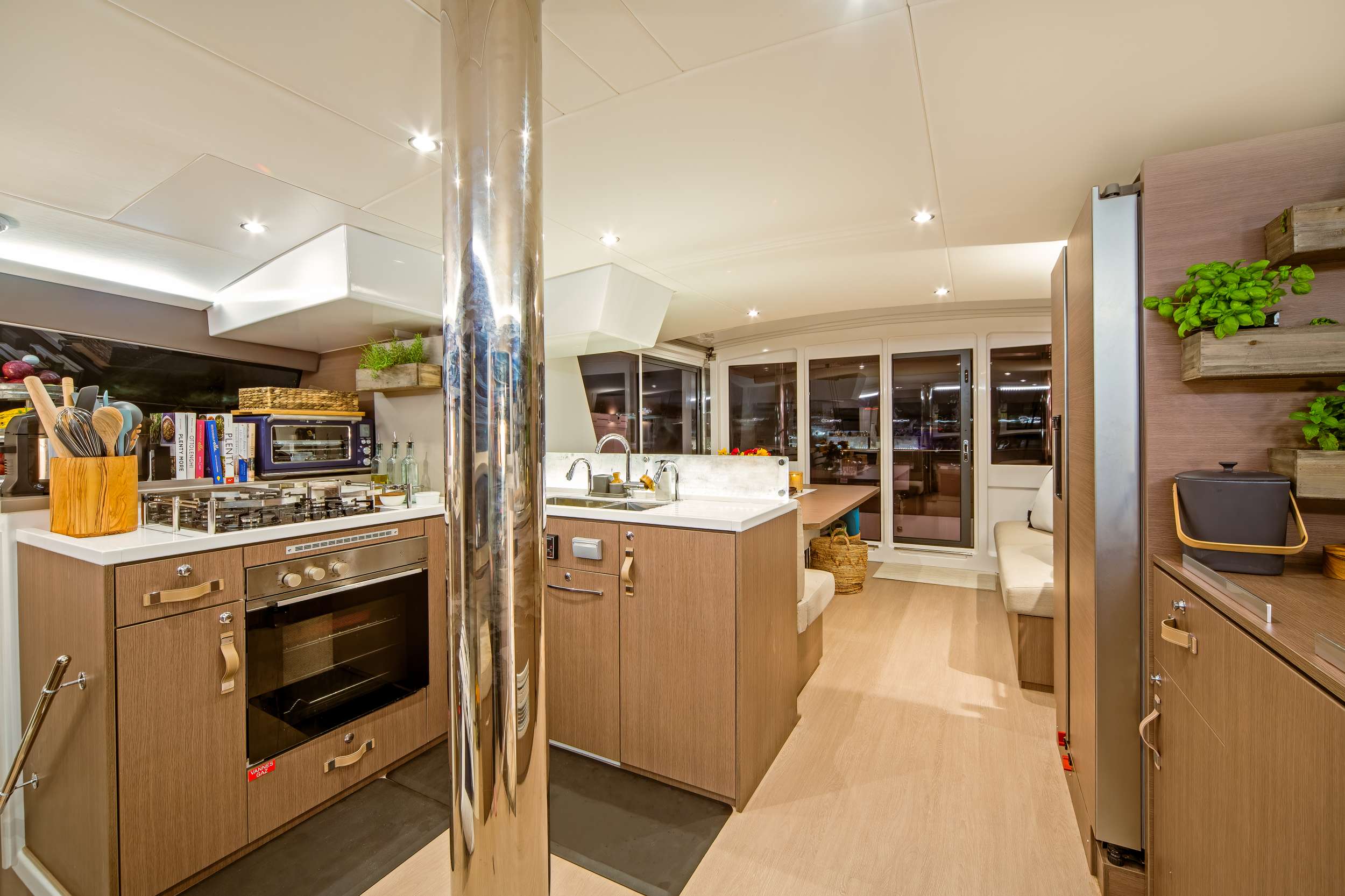Catamaran Yacht 'INTERLUDE' Spacious Galley, 8 PAX, 2 Crew, 49.00 Ft, 14.00 Meters, Built 2021, Bali Catamarans