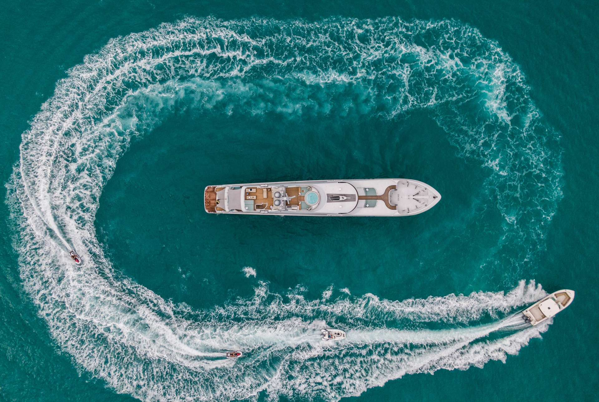 Motor Yacht 'JUST ENOUGH' Aerial View, 11 PAX, 9 Crew, 141.00 Ft, 43.00 Meters, Built 2012, ., Refit Year 2018
