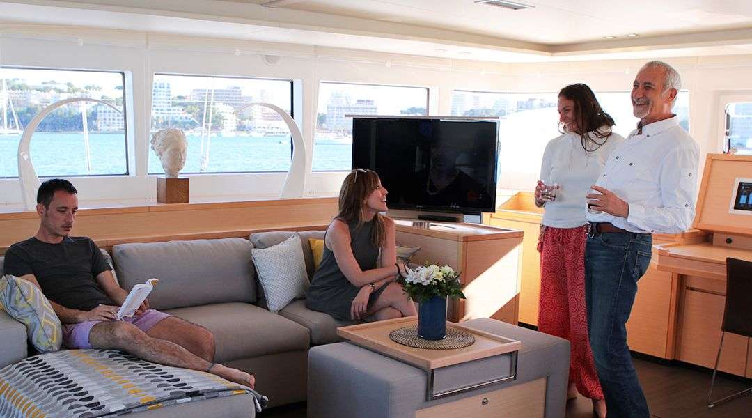 Catamaran Yacht 'LADY M' Spacious Salon and Lounge Areas, 6 PAX, 2 Crew, 62.00 Ft, 18.00 Meters, Built 2015, Lagoon
