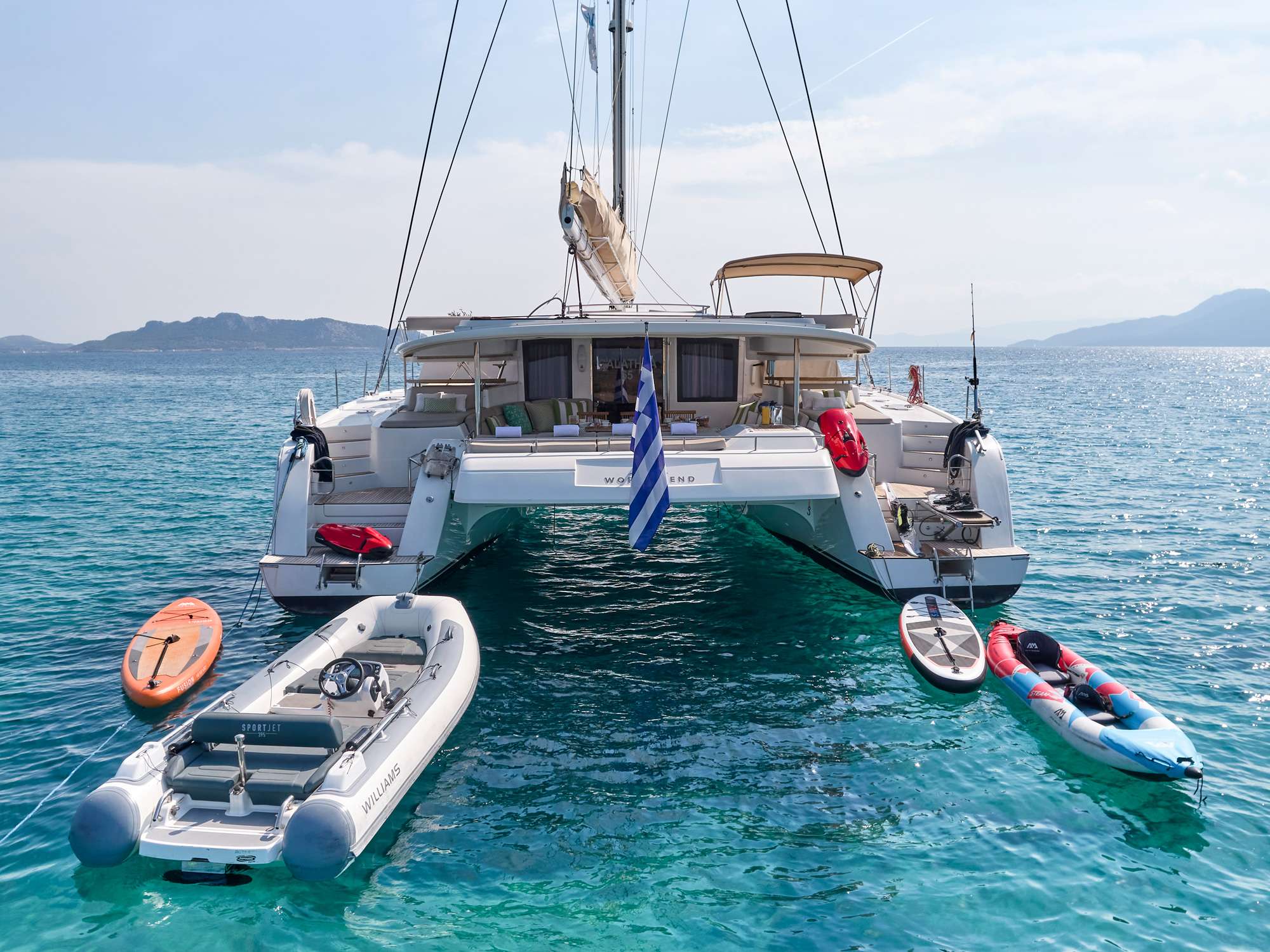 Catamaran Yacht 'WORLD'S END (MED)', 10 PAX, 3 Crew, 65.00 Ft, 19.00 Meters, Built 2011, Fountaine Pajot, Refit Year 2016/2020