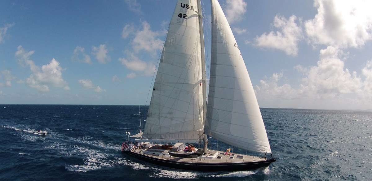 Sailing Yacht 'CAP II', 6 PAX, 2 Crew, 76.00 Ft, 23.00 Meters, Built 1992, CNB Bordeaux, Refit Year Main engine rebuild 2014; All of the following new in 2014/2015: standing rigging, B&G wind instruments, radar & chart-plotter, mainsail track, sai