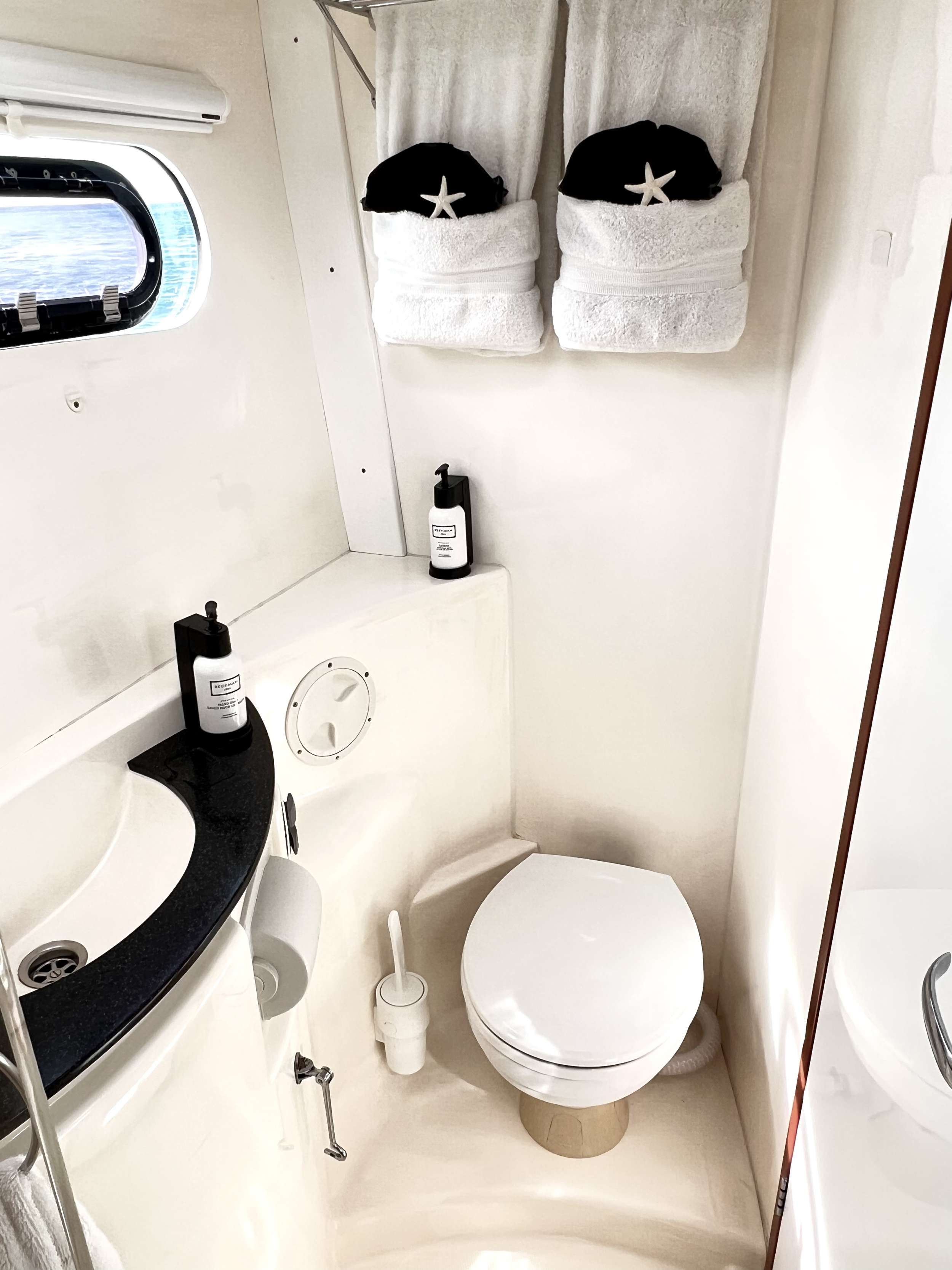 Catamaran Yacht 'STARFISH' En Suite Bathroom, 6 PAX, 2 Crew, 46.00 Ft, 14.00 Meters, Built 2008, Leopard, Refit Year 2019