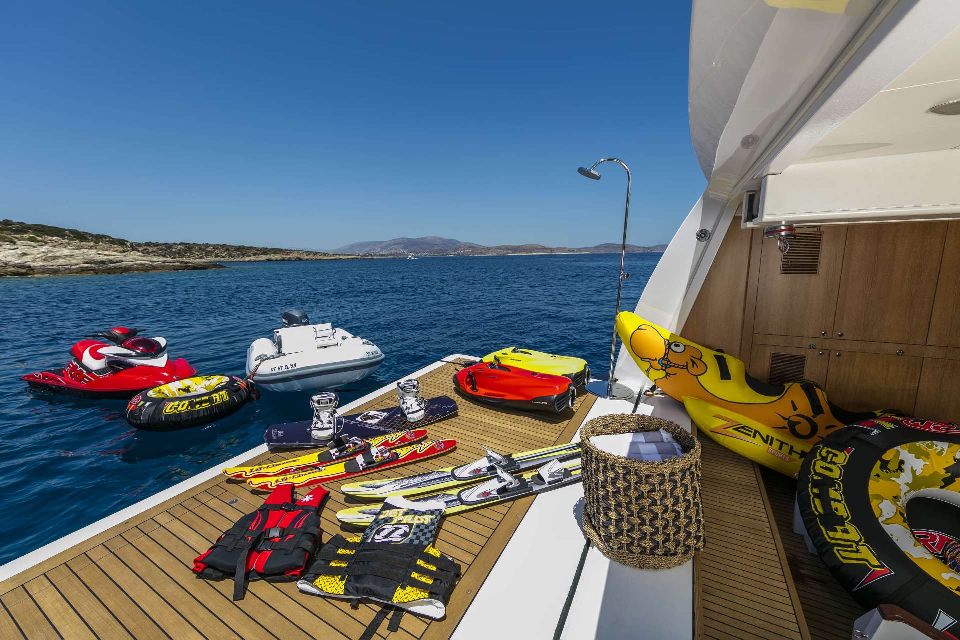 Motor Yacht 'ALEXIA AV' Water toys, 10 PAX, 6 Crew, 110.00 Ft, 33.00 Meters, Built 2006, Cantieri di Pisa, Italy, Refit Year 2017