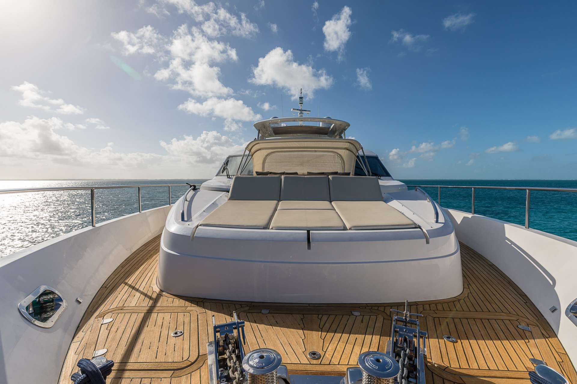 Motor Yacht 'LADY COPE' Forward Sunpad, 8 PAX, 4 Crew, 98.00 Ft, 29.00 Meters, Built 2012, Princess, UK, Refit Year 2016