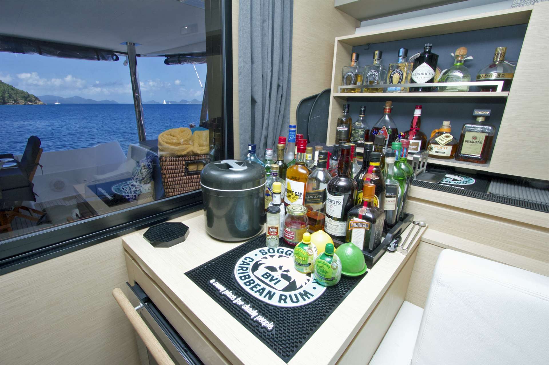 Catamaran Yacht 'NENNE' Enjoy the Fully Stocked Bar!, 10 PAX, 3 Crew, 67.00 Ft, 20.00 Meters, Built 2017, Fountaine-Pajot, Refit Year The latest, 2020 electronics and equipment onboard. New larger tender June 2019