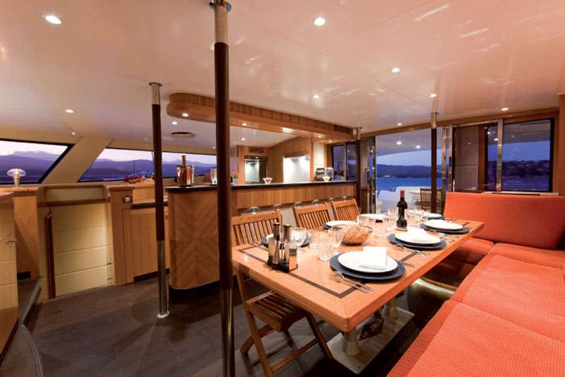 Catamaran Yacht 'MOBY DICK' Salon another view, 10 PAX, 3 Crew, 65.00 Ft, 19.00 Meters, Built 2009, FOUNTAINE PAJOT, Refit Year 2021