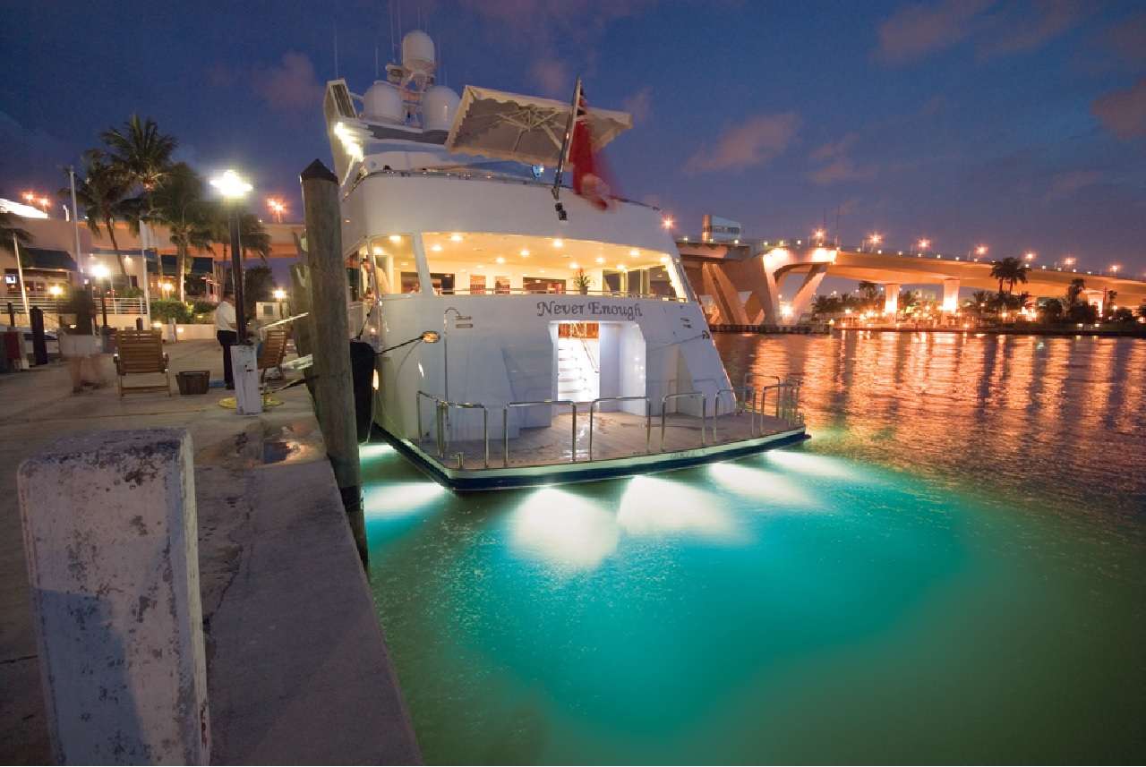 Motor Yacht 'NEVER ENOUGH' Underwater lights, 10 PAX, 7 Crew, 140.00 Ft, 42.00 Meters, Built 1992, Feadship, Refit Year 2019