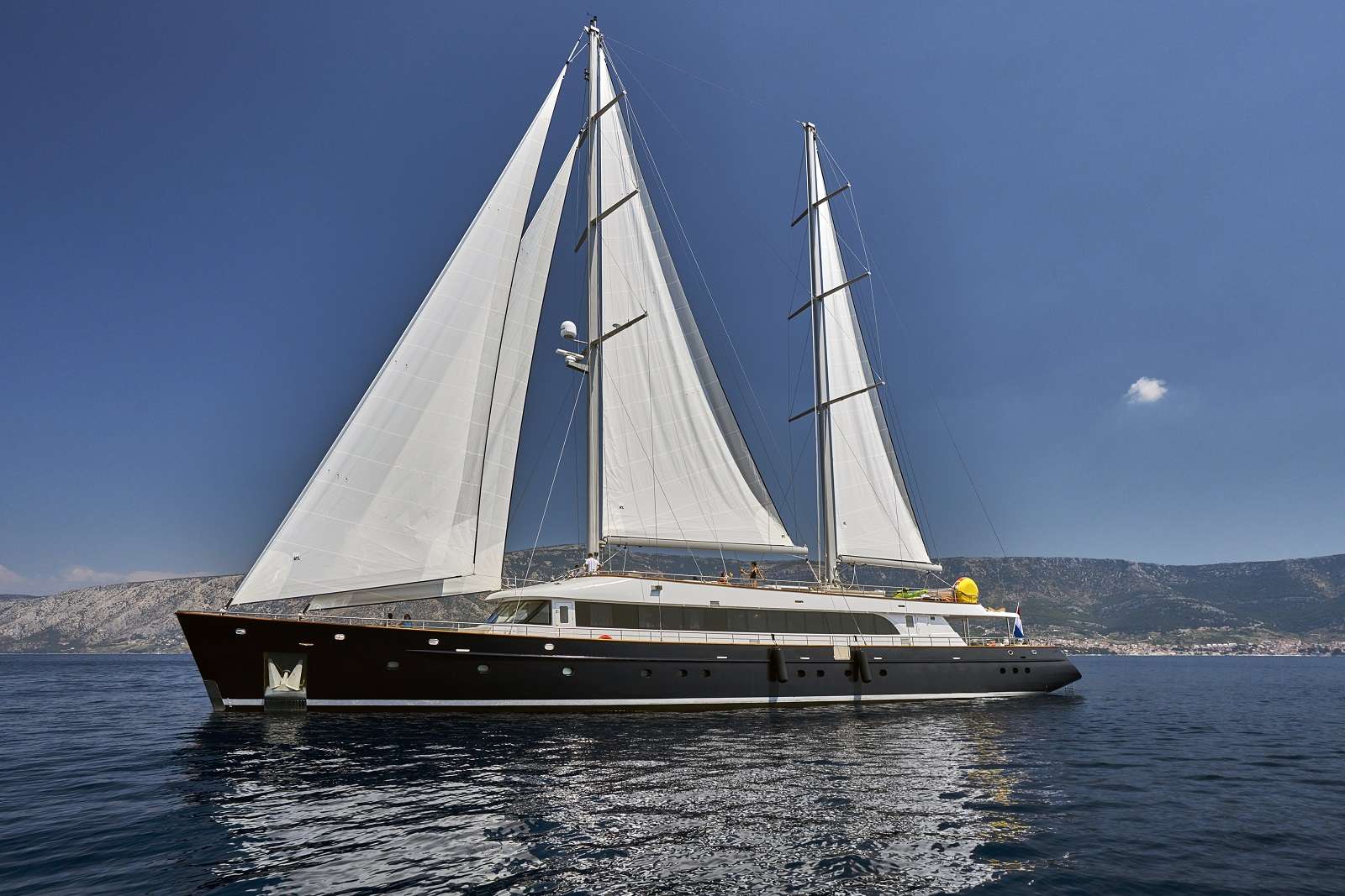 Motor Sailing Yacht 'DALMATINO', 12 PAX, 8 Crew, 142.00 Ft, 43.00 Meters, Built 2019, Custom