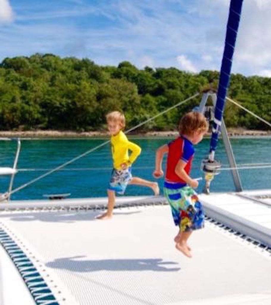 Catamaran Yacht 'PARADIGM SHIFT' Kids on Tramp, 6 PAX, 2 Crew, 50.00 Ft, 15.00 Meters, Built 2011, St. Francis, Refit Year Constantly-2021