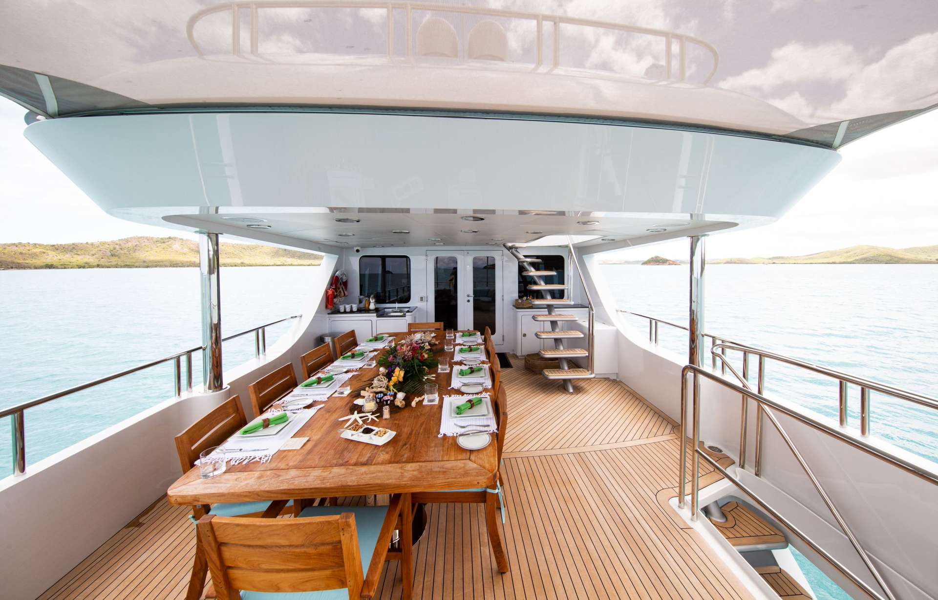 Motor Yacht 'JUST ENOUGH' Bridge Deck Dining, 11 PAX, 9 Crew, 141.00 Ft, 43.00 Meters, Built 2012, ., Refit Year 2018