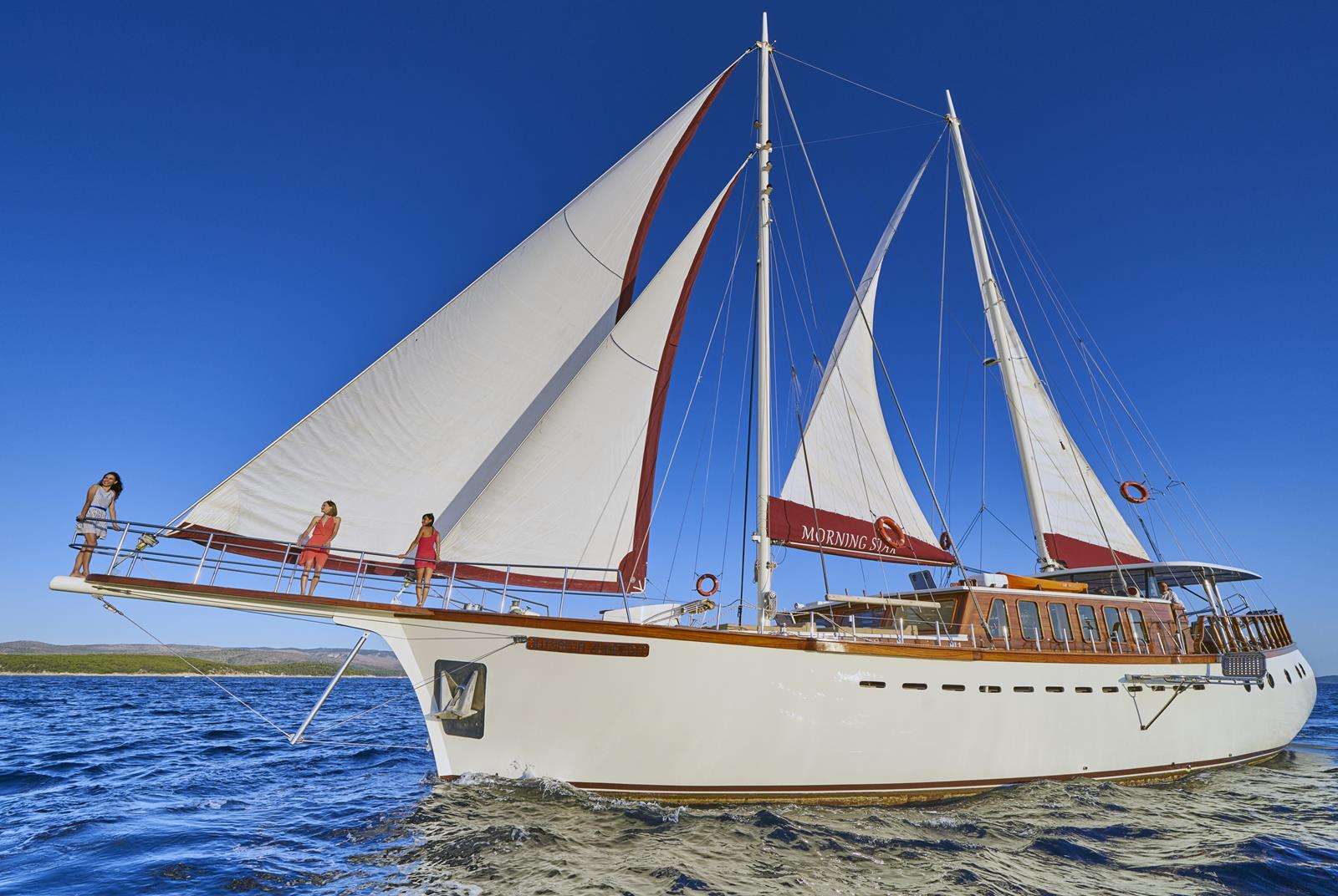 Motor Sailing Yacht 'MORNING STAR', 12 PAX, 4 Crew, 88.00 Ft, 27.00 Meters, Built 2008, Gulet, Refit Year 2021