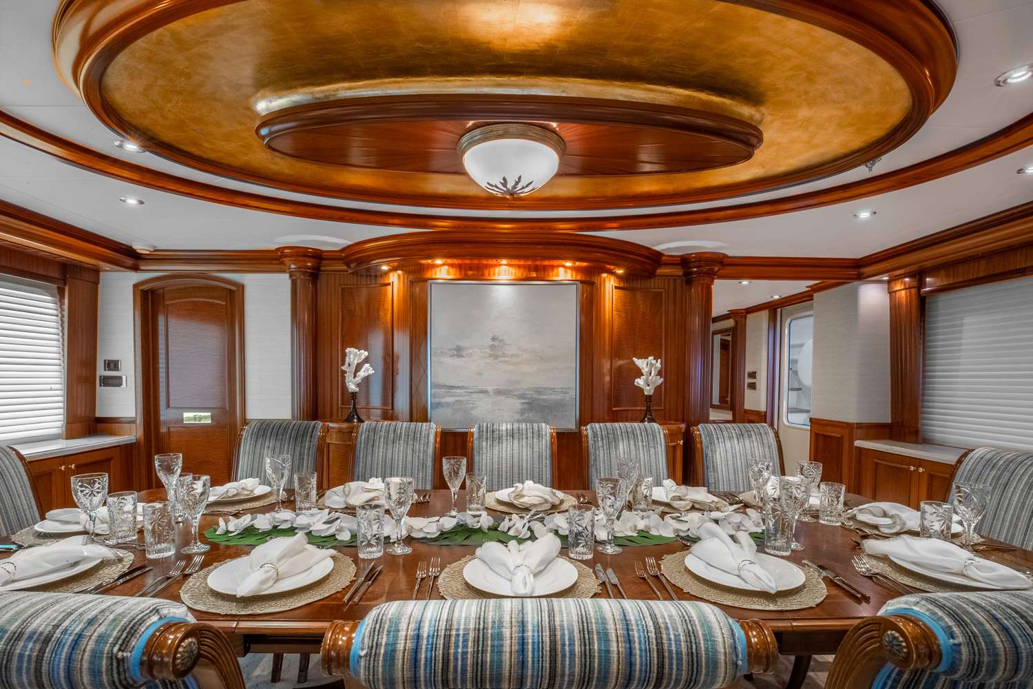 Motor Yacht 'MISS STEPHANIE' Dining, 10 PAX, 8 Crew, 138.00 Ft, 42.00 Meters, Built 2004, Richmond Yachts, Refit Year 2018