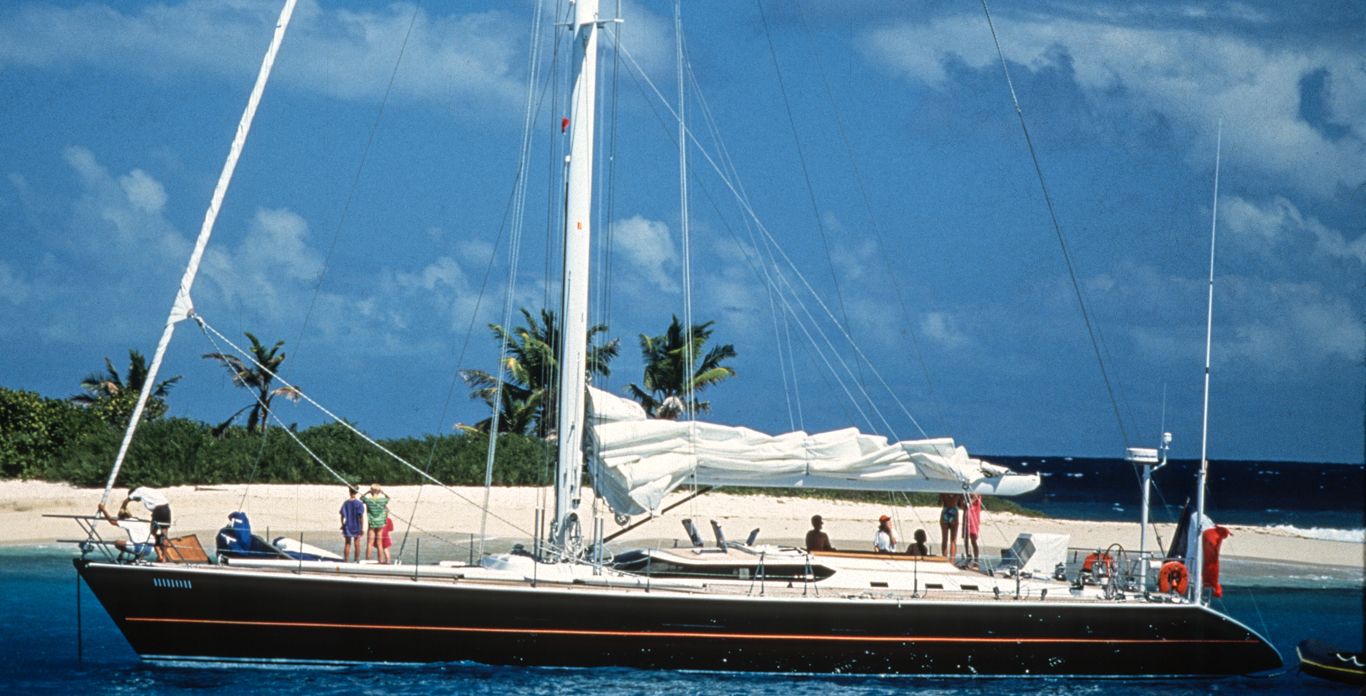 Monohull Yacht Charters - US Virgin Islands Image of a Monohull yacht charter sailing somewhere in the US Virgin Islands
